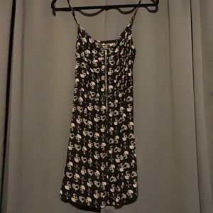 Spaghetti Strap Skull Dress